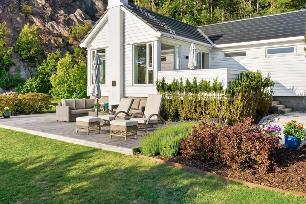 Sommerhus Ved Iddefjorden 哈尔登 外观 照片