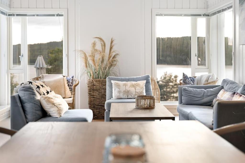 Sommerhus Ved Iddefjorden 哈尔登 外观 照片