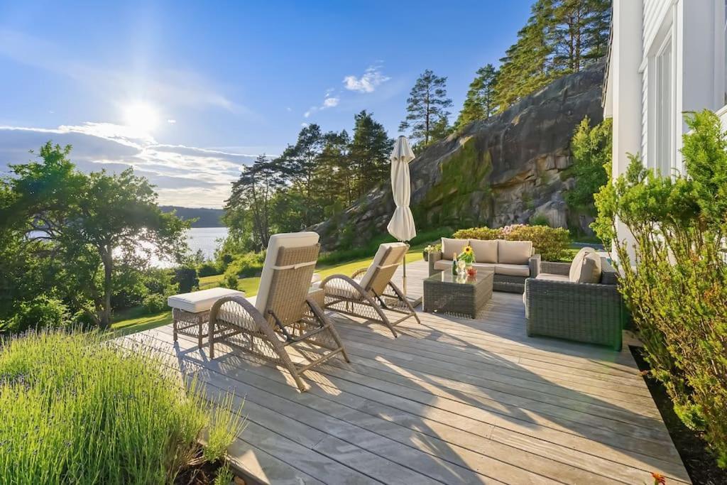 Sommerhus Ved Iddefjorden 哈尔登 外观 照片